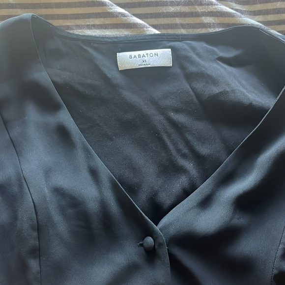 Aritzia Black Button Down Dress - Picture 8 of 10